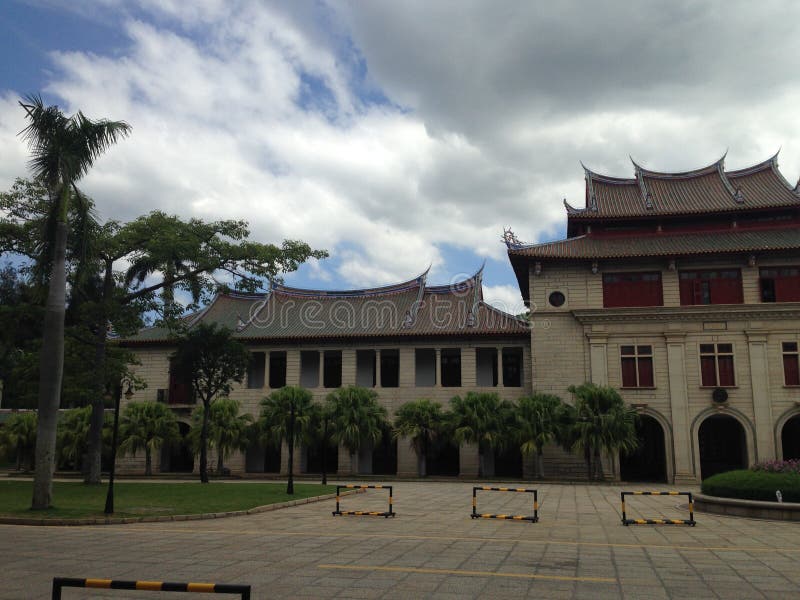 Πανεπιστήμιο Xiamen, ένα από τα ομορφότερα πανεπιστήμια στη σκηνή ChinaCampus στοκ φωτογραφία με δικαίωμα ελεύθερης χρήσης