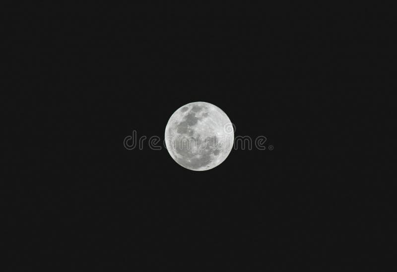 A clear full moon. A clear full moon.