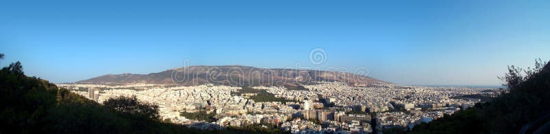 πανόραμα της Αθήνας στοκ εικόνα πανόραμα της Αθήνας στοκ εικόνα