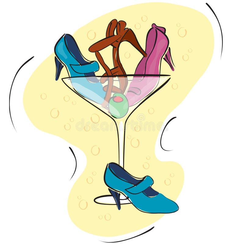 Download παπούτσι shopaholic διανυσματική απεικόνιση. εικονογραφία από κατάστημα - 388903