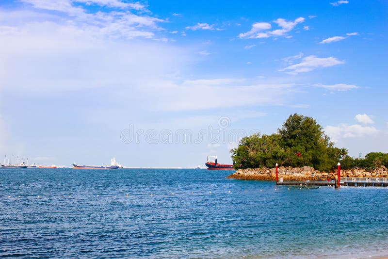 Παραλία Siloso στοκ φωτογραφίες με δικαίωμα ελεύθερης χρήσης Παραλία Siloso στοκ φωτογραφίες με δικαίωμα ελεύθερης χρήσης
