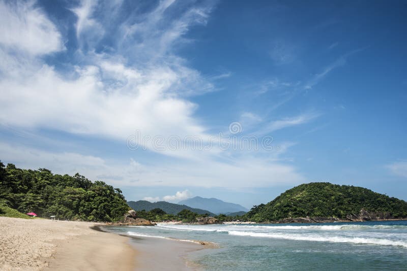 Παραλία σε Trinidade - Paraty, Ρίο ντε Τζανέιρο στοκ εικόνες Παραλία σε Trinidade - Paraty, Ρίο ντε Τζανέιρο στοκ εικόνες