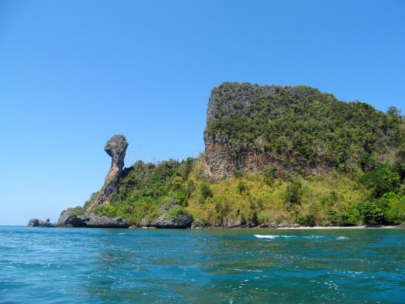 Παραλίες και νησιά Ταϊλάνδη Krabi νησιών κοτόπουλου στοκ εικόνες με δικαίωμα ελεύθερης χρήσης Παραλίες και νησιά Ταϊλάνδη Krabi νησιών κοτόπουλου στοκ εικόνες με δικαίωμα ελεύθερης χρήσης