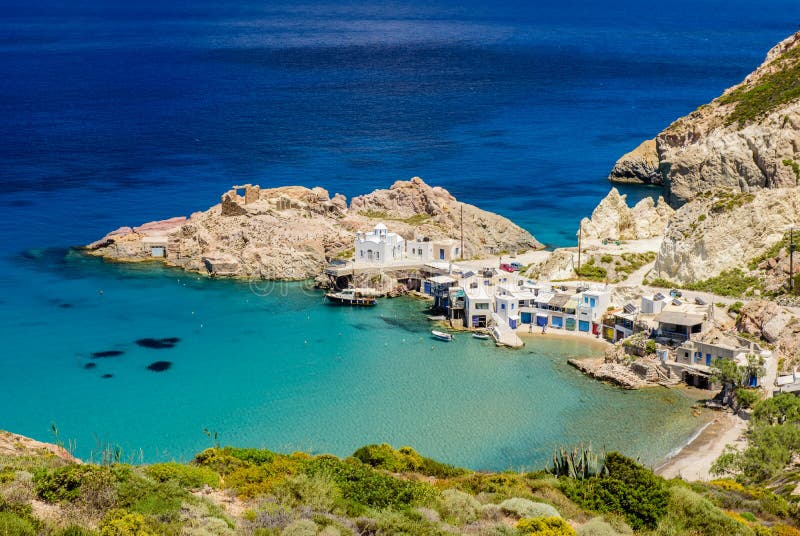 Παραδοσιακό ελληνικό χωριό θαλασσίως στοκ εικόνες Παραδοσιακό ελληνικό χωριό θαλασσίως στοκ εικόνες