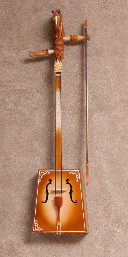 Souvenir. Wooden layout traditional Mongolian musical instrument. Souvenir. Wooden layout traditional Mongolian musical instrument