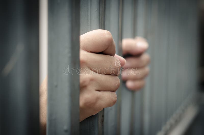 Παραδώστε τη φυλακή στοκ εικόνα Παραδώστε τη φυλακή στοκ εικόνα