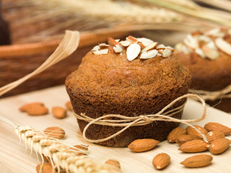 Παραδοσιακά muffins αμυγδάλων cupcake στοκ εικόνες με δικαίωμα ελεύθερης χρήσης Παραδοσιακά muffins αμυγδάλων cupcake στοκ εικόνες με δικαίωμα ελεύθερης χρήσης