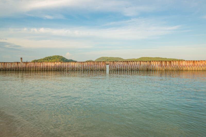 Παραλία Cenang Pantai σε Langkawi, Μαλαισία στοκ εικόνα με δικαίωμα ελεύθερης χρήσης