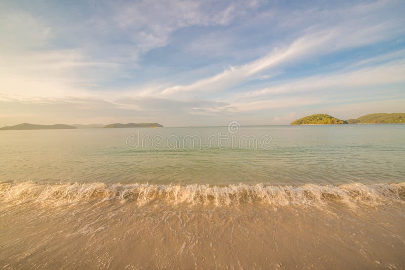 Παραλία Cenang Pantai σε Langkawi, Μαλαισία στοκ φωτογραφία με δικαίωμα ελεύθερης χρήσης