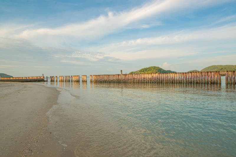 Παραλία Cenang Pantai σε Langkawi, Μαλαισία στοκ εικόνες