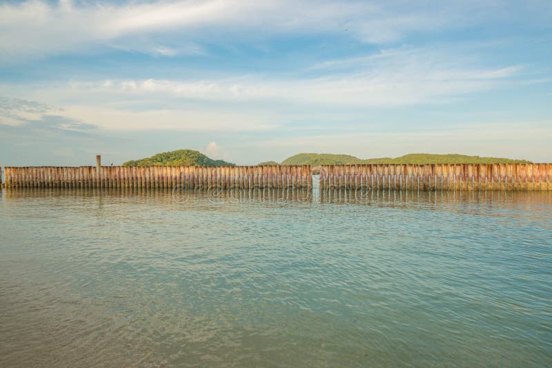 Παραλία Cenang Pantai σε Langkawi, Μαλαισία στοκ φωτογραφία με δικαίωμα ελεύθερης χρήσης