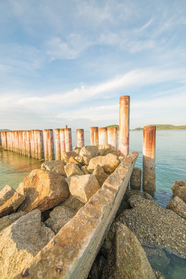 Παραλία Cenang Pantai σε Langkawi, Μαλαισία στοκ εικόνες