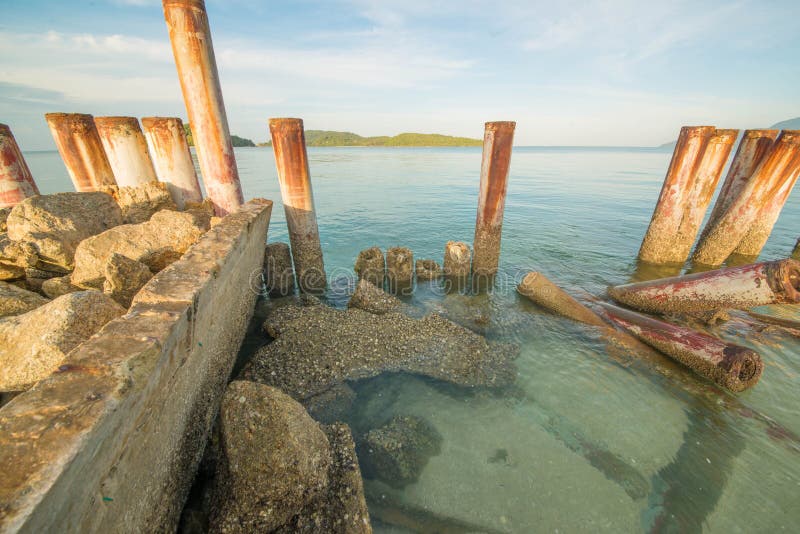 Παραλία Cenang Pantai σε Langkawi, Μαλαισία στοκ εικόνες με δικαίωμα ελεύθερης χρήσης