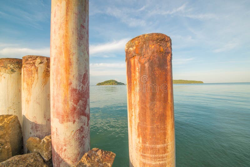 Παραλία Cenang Pantai σε Langkawi, Μαλαισία στοκ εικόνες