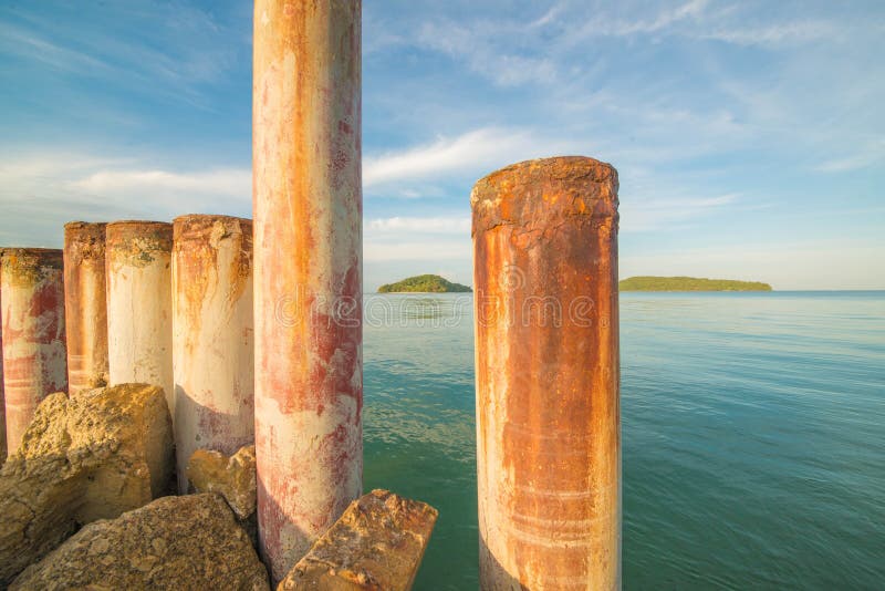 Παραλία Cenang Pantai σε Langkawi, Μαλαισία στοκ φωτογραφία