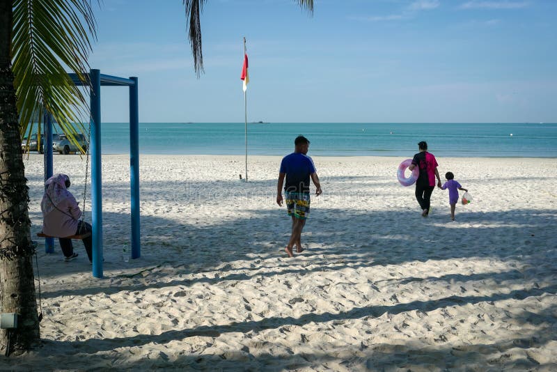 Παραλία Pantai Cenang στο Langkawi Μαλαισία στοκ εικόνες