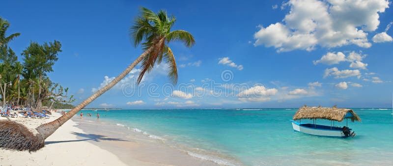 Tropical beach in Dominican Republic. Tropical beach in Dominican Republic