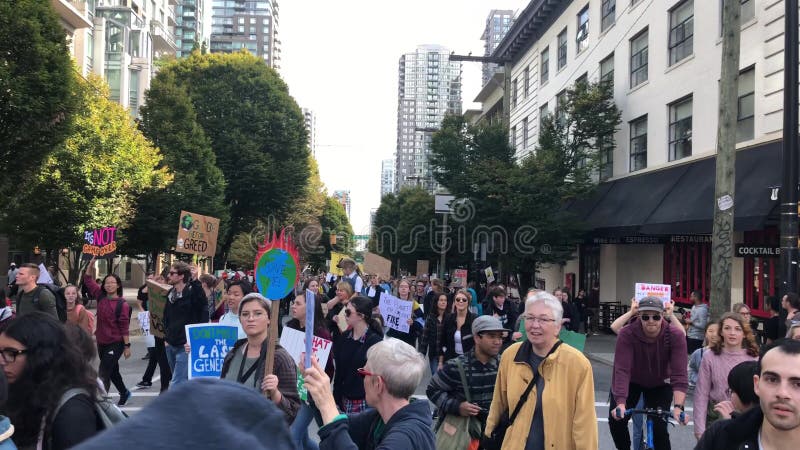Παρασκευές για το μελλοντικό Βανκούβερ που διαμαρτύρεται για την υπερθέρμανση του πλανήτη