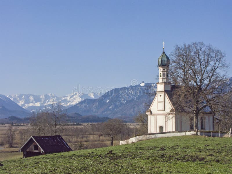 Παρεκκλησι Ramsach σε Murnau στην ανώτερη Βαυαρία στοκ φωτογραφίες Παρεκκλησι Ramsach σε Murnau στην ανώτερη Βαυαρία στοκ φωτογραφίες