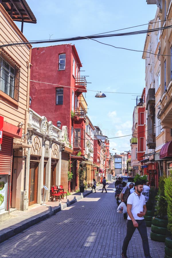 Περιοχή Balat, Ιστανμπούλ, Τουρκία στοκ εικόνες Περιοχή Balat, Ιστανμπούλ, Τουρκία στοκ εικόνες