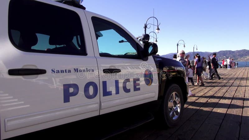 Περιπολικό της Αστυνομίας στο Santa Monica Pier ΛΟΣ ΑΝΤΖΕΛΕΣ