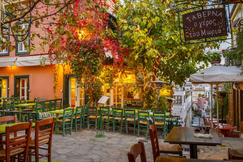 Πλάκα στην Αθήνα στοκ εικόνες