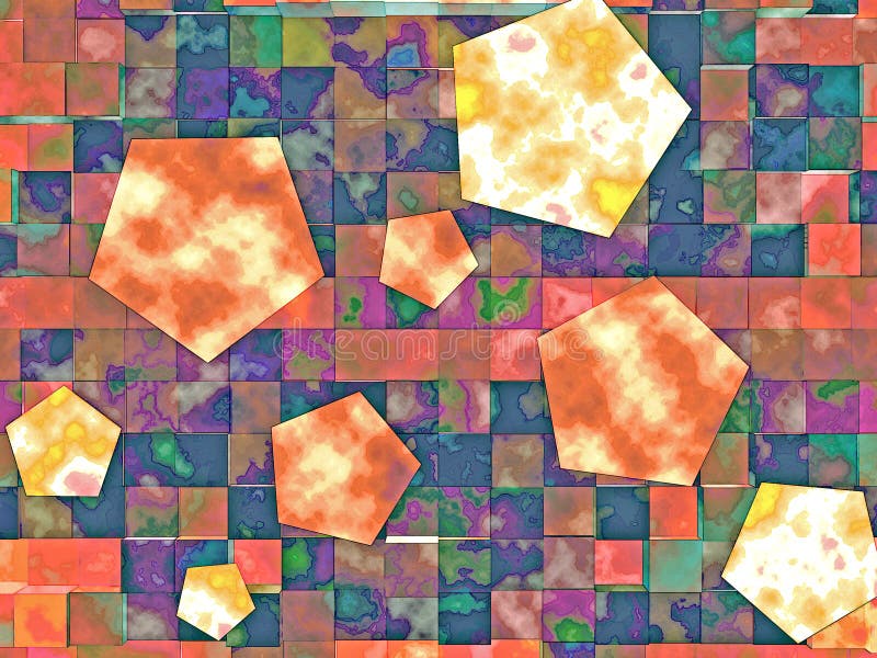πολύγωνα και τετράγωνα φόντο φωτεινό γεωμετρικό αφηρημένο