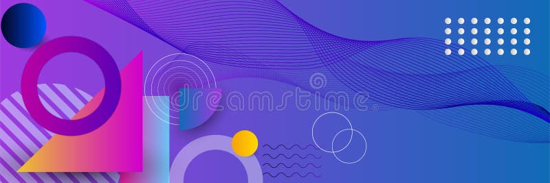 πολύχρωμο αφηρημένο λάβαρο. δημιουργική σχεδίαση φόντου για το σύγχρονο αφηρημένο web. σχεδίαση απεικόνισης διανύσματος για ελεύθερη απεικόνιση δικαιώματος