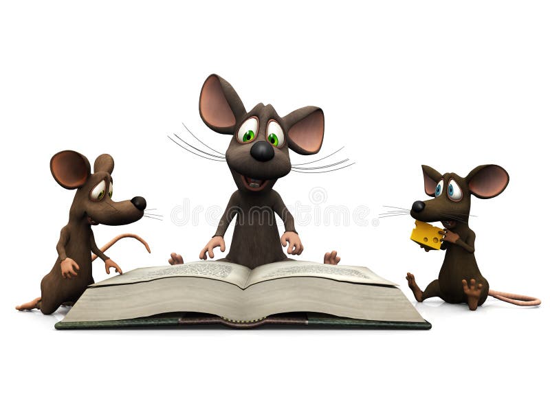 ποντίκια storytime απεικόνιση αποθεμάτων