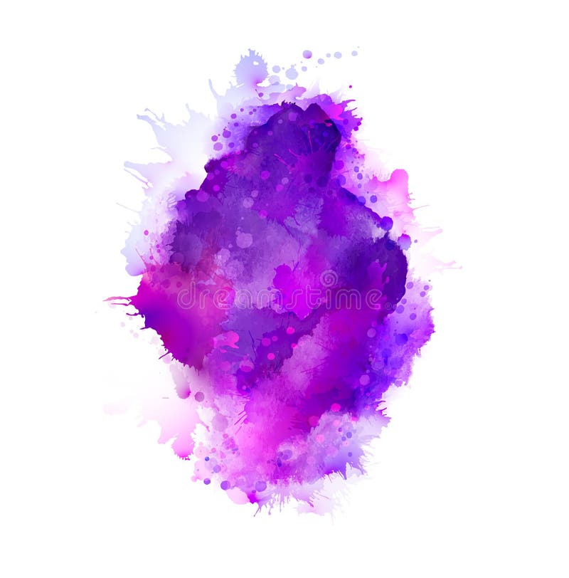 Πορφυροί, ιώδεις, ιώδεις και μπλε λεκέδες watercolor Φωτεινό στοιχείο χρώματος για το αφηρημένο καλλιτεχνικό υπόβαθρο διανυσματική απεικόνιση Πορφυροί, ιώδεις, ιώδεις και μπλε λεκέδες watercolor Φωτεινό στοιχείο χρώματος για το αφηρημένο καλλιτεχνικό υπόβαθρο διανυσματική απεικόνιση