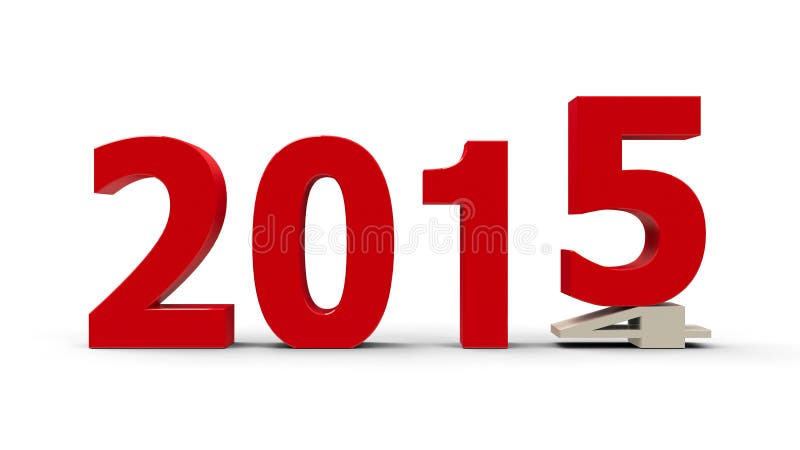 2014-2015 που ισιώνεται διανυσματική απεικόνιση 2014-2015 που ισιώνεται διανυσματική απεικόνιση