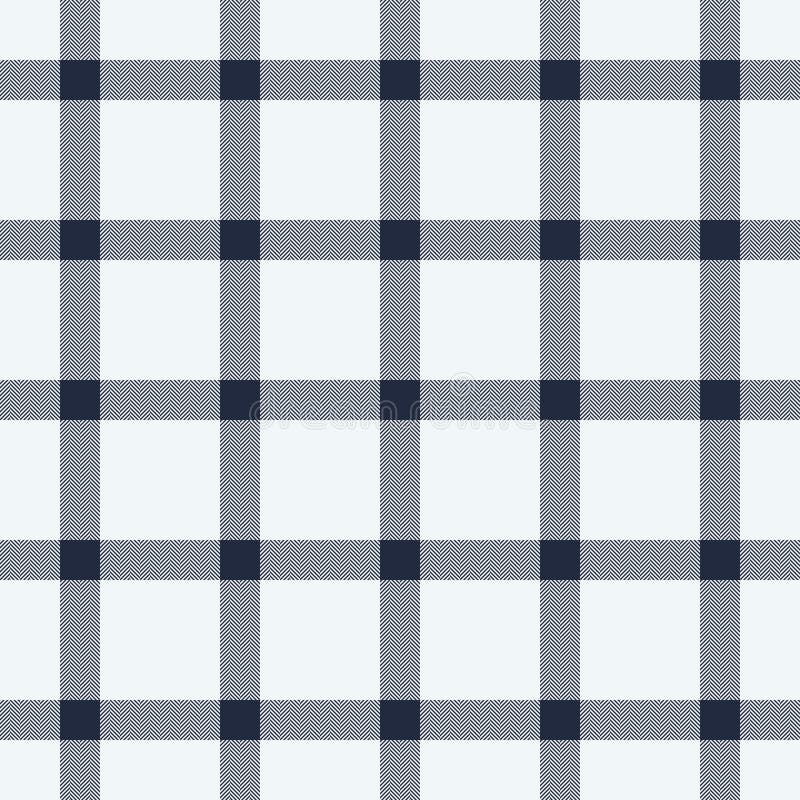πραγματικό αδιάβροχο φύλλο ελέγχου tartan μαργαρίτα υφαντό φόντου. μοτίβο χόμπι υφαντική υφή με λευκό και σκούρο χρώμα διανυσματική απεικόνιση