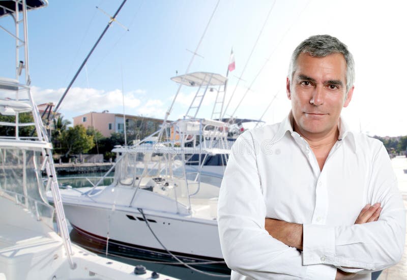πρεσβύτερος ψαράδων κυβ&e στοκ εικόνα