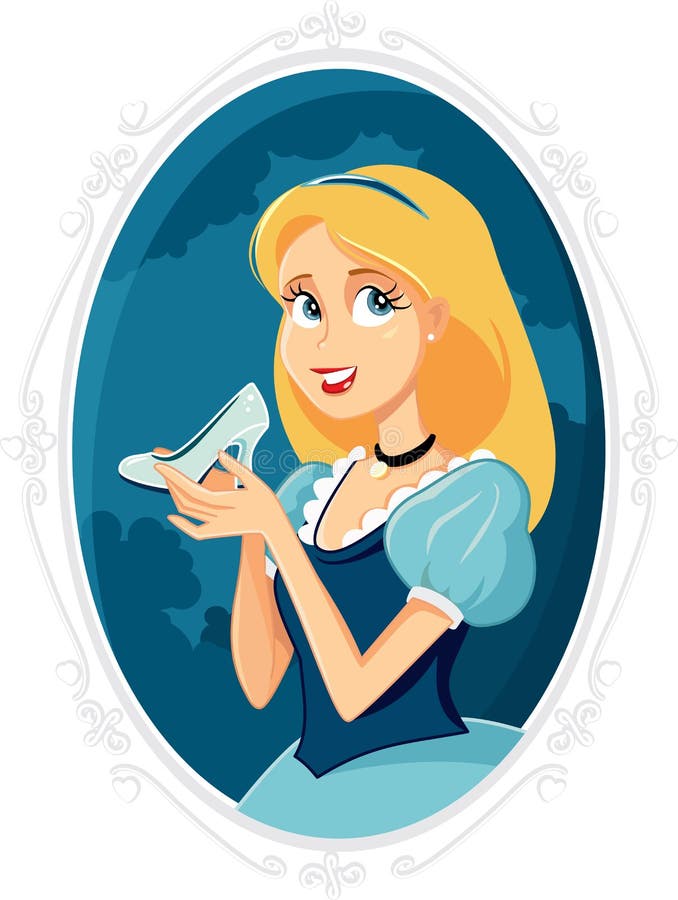 Πριγκηπισσών Cinderella διανυσματικά κινούμενα σχέδια παπουτσιών εκμετάλλευσης μαγικά ελεύθερη απεικόνιση δικαιώματος Πριγκηπισσών Cinderella διανυσματικά κινούμενα σχέδια παπουτσιών εκμετάλλευσης μαγικά ελεύθερη απεικόνιση δικαιώματος