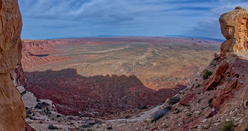προβολή από moki dugway utah στοκ εικόνα με δικαίωμα ελεύθερης χρήσης