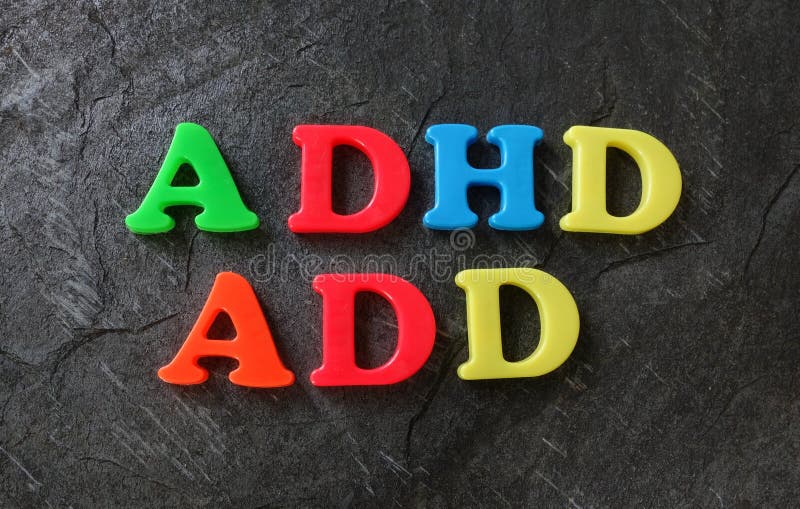 ΠΡΟΣΘΕΣΤΕ και επιστολές ADHD στοκ εικόνες με δικαίωμα ελεύθερης χρήσης ΠΡΟΣΘΕΣΤΕ και επιστολές ADHD στοκ εικόνες με δικαίωμα ελεύθερης χρήσης