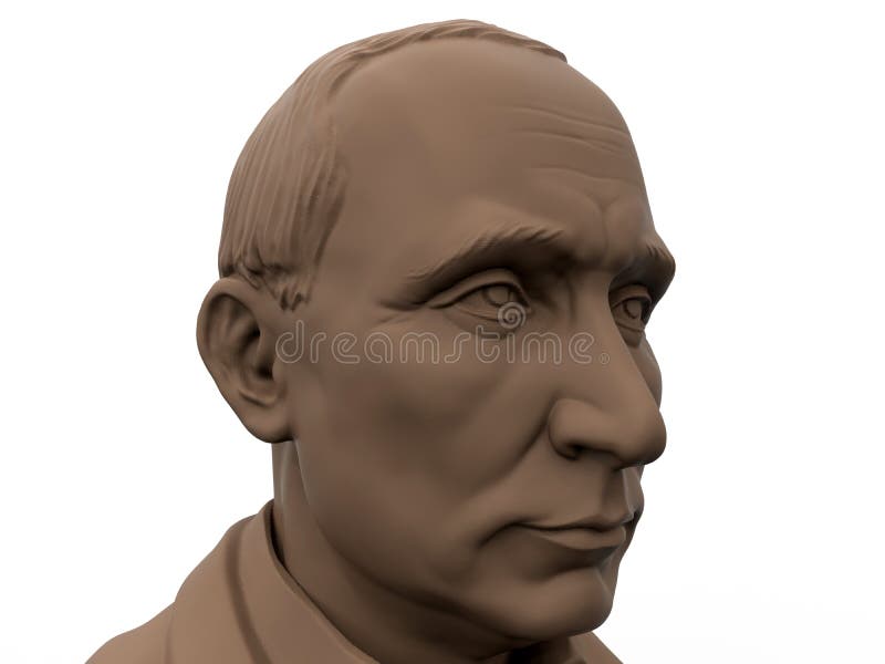 Πρόεδρος της Ρωσίας - statuette του Vladimir Putin απεικόνιση αποθεμάτων Πρόεδρος της Ρωσίας - statuette του Vladimir Putin απεικόνιση αποθεμάτων