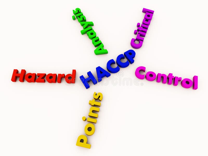 Πρότυπα τροφίμων HACCP διανυσματική απεικόνιση Πρότυπα τροφίμων HACCP διανυσματική απεικόνιση