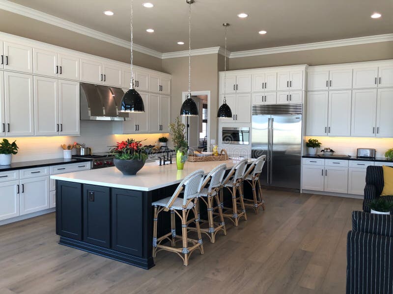 Εσωτερικό Πολυτελούς Δείγματος Κατοικίας στοκ φωτογραφία