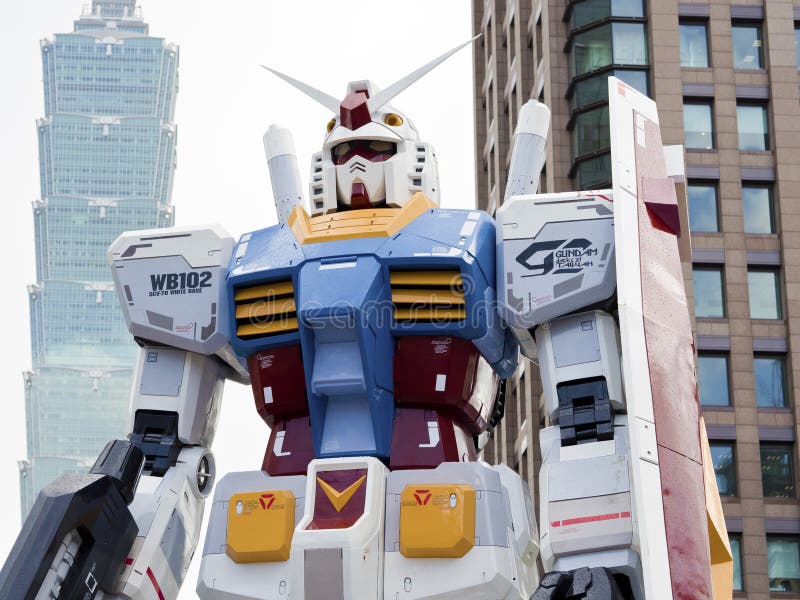 Πρότυπο ρομπότ Gundam στοκ εικόνα Πρότυπο ρομπότ Gundam στοκ εικόνα