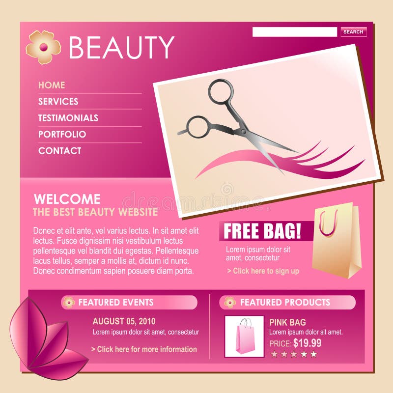 A pink and rose colored beauty style hair template for your business. Make your own business flyer or web template and chnage the text. Perfect for hairdressers or salons. A pink and rose colored beauty style hair template for your business. Make your own business flyer or web template and chnage the text. Perfect for hairdressers or salons.