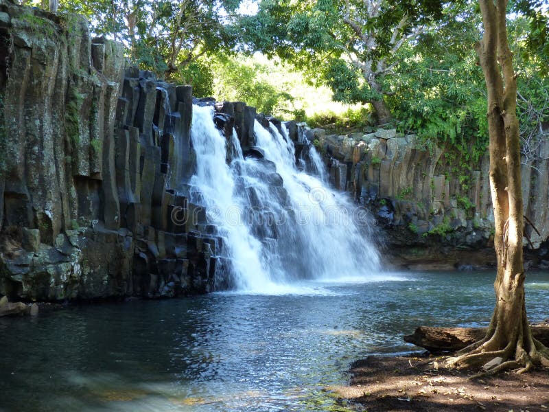 Rochester Falls In Mauritius Island. Rochester Falls In Mauritius Island