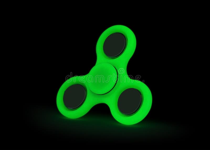 Πυράκτωση στο σκοτάδι Πράσινος fidget κλώστης που απομονώνεται στο άσπρο υπόβαθρο Ανακουφίζοντας παιχνίδι πίεσης Ψαλιδίζοντας πορ στοκ φωτογραφίες Πυράκτωση στο σκοτάδι Πράσινος fidget κλώστης που απομονώνεται στο άσπρο υπόβαθρο Ανακουφίζοντας παιχνίδι πίεσης Ψαλιδίζοντας πορ στοκ φωτογραφίες