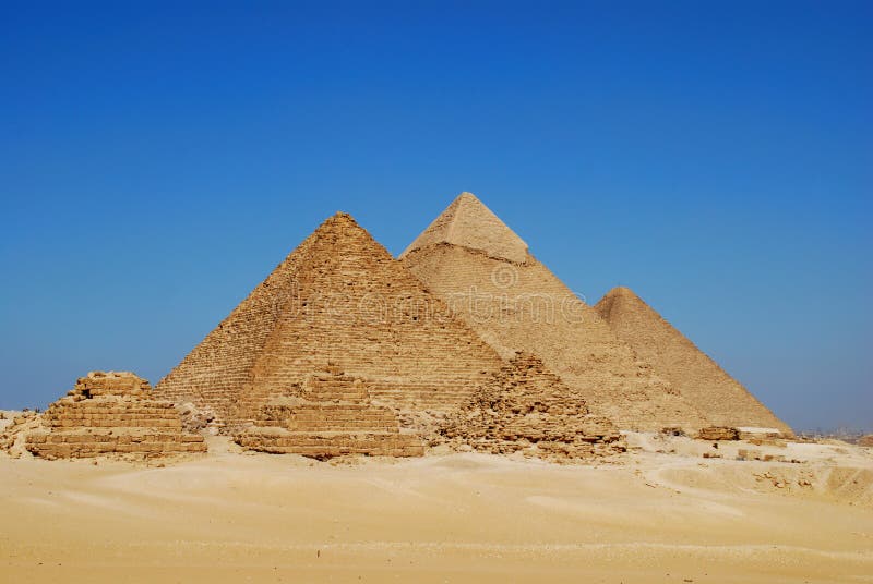 πυραμίδες giza στοκ φωτογραφίες