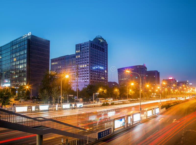 Πόλεις Πεκίνο της Κίνας στοκ εικόνα με δικαίωμα ελεύθερης χρήσης