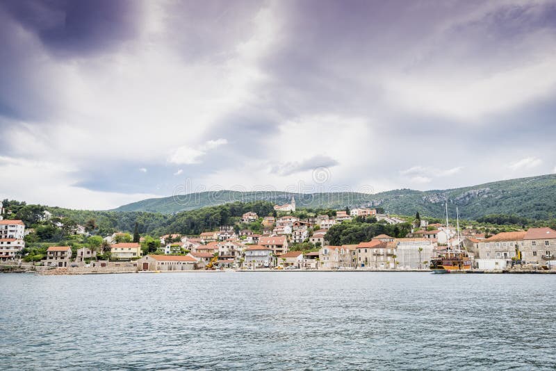 Πόλη Jelsa, νησί Hvar, Κροατία στοκ φωτογραφίες