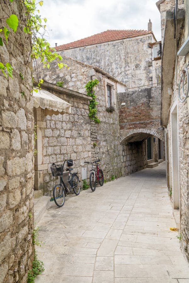Πόλη Jelsa, νησί Hvar, Κροατία στοκ φωτογραφία με δικαίωμα ελεύθερης χρήσης