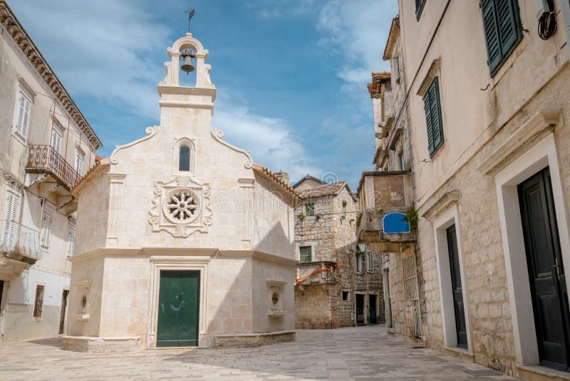 Πόλη Jelsa, νησί Hvar, Κροατία στοκ φωτογραφία με δικαίωμα ελεύθερης χρήσης