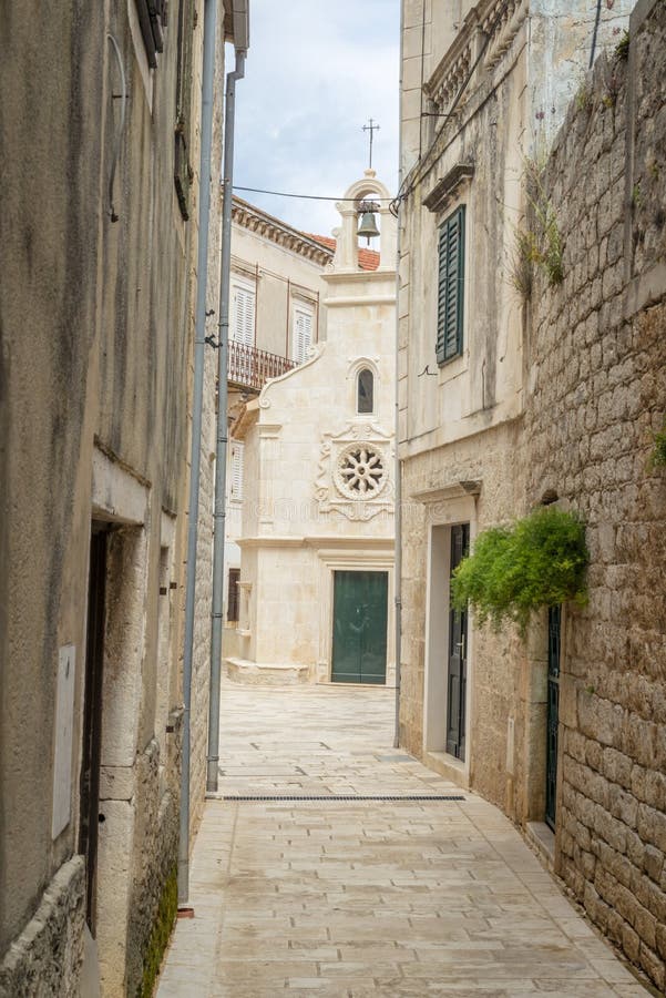 Πόλη Jelsa, νησί Hvar, Κροατία στοκ φωτογραφία με δικαίωμα ελεύθερης χρήσης