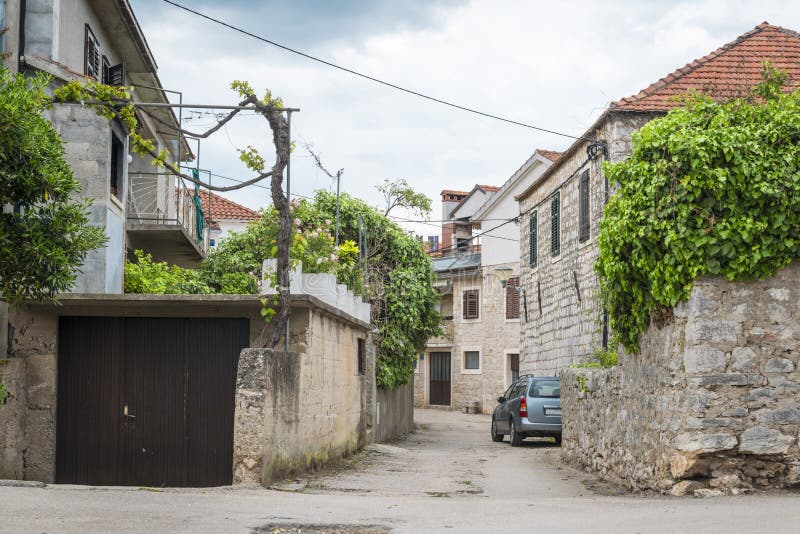 Πόλη Jelsa, νησί Hvar, Κροατία στοκ εικόνες με δικαίωμα ελεύθερης χρήσης